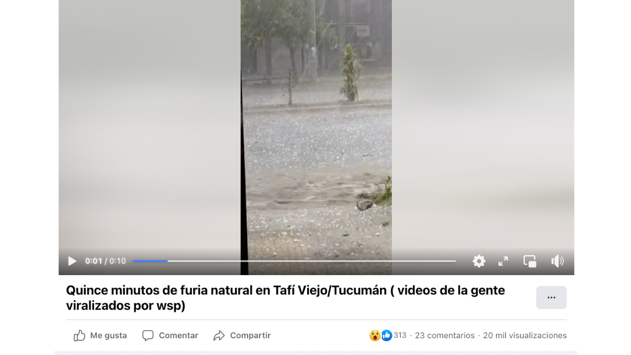 Granizo Tafi Viejo